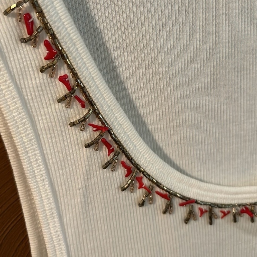 J.Crew embellished tank